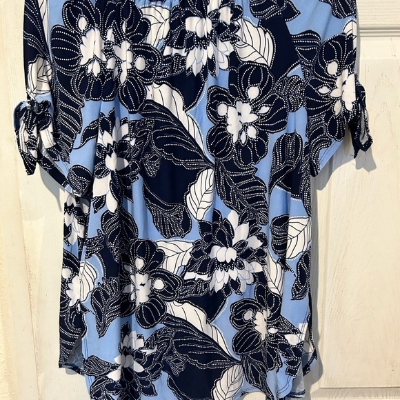 NWOT Perception Concept Floral Knit Top Size XL - Picture 2 of 8